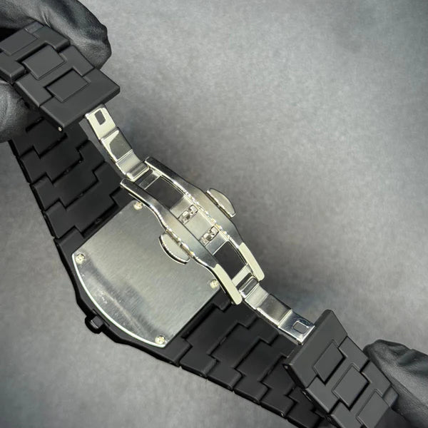 Original Black Arabic Aura Watch With Fiber Material